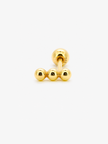 Nova Tri Stud- 14k Yellow Gold