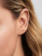 Mariposa  Single Stud - 14k Yellow Gold