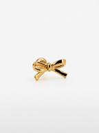Mignon Bow  Single Stud - 14k Yellow Gold