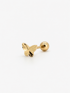 The Chiffon-Wing Butterfly Stud- 14k Yellow Gold