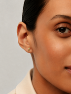 Flutter  Single Stud - 14k Yellow Gold