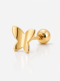 Mariposa  Single Stud - 14k Yellow Gold