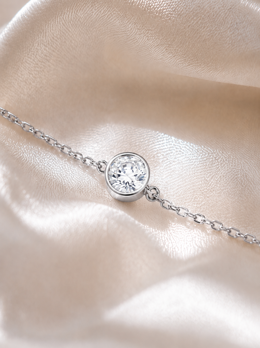 Alès Bezel Chain Bracelet