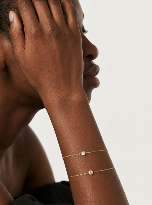 Alès Bezel Chain Bracelet