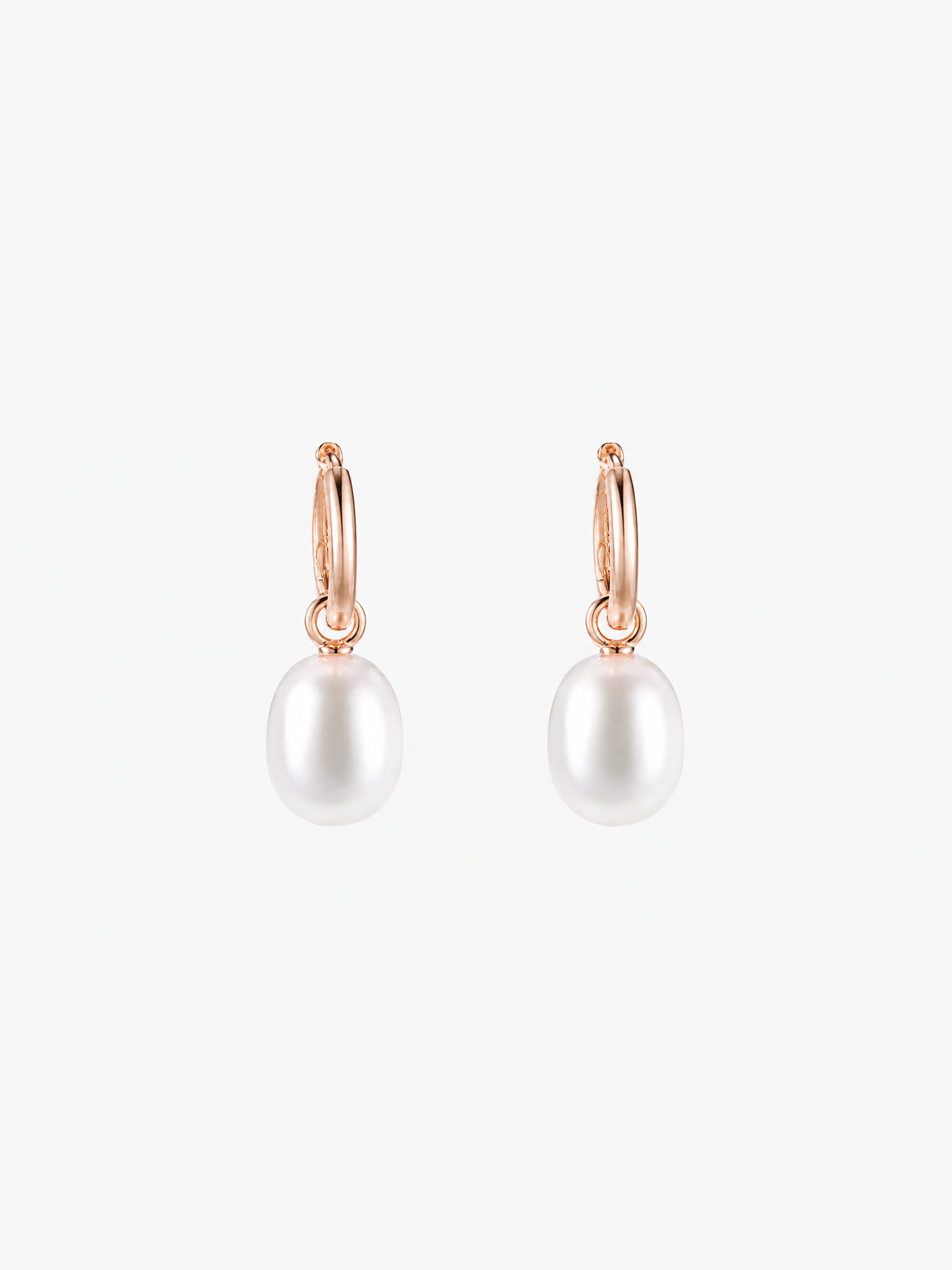 Marea Removable Pearl Hoop Earrings