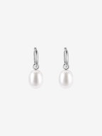 Marea Removable Pearl Hoop Earrings