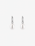 Marea Removable Pearl Hoop Earrings