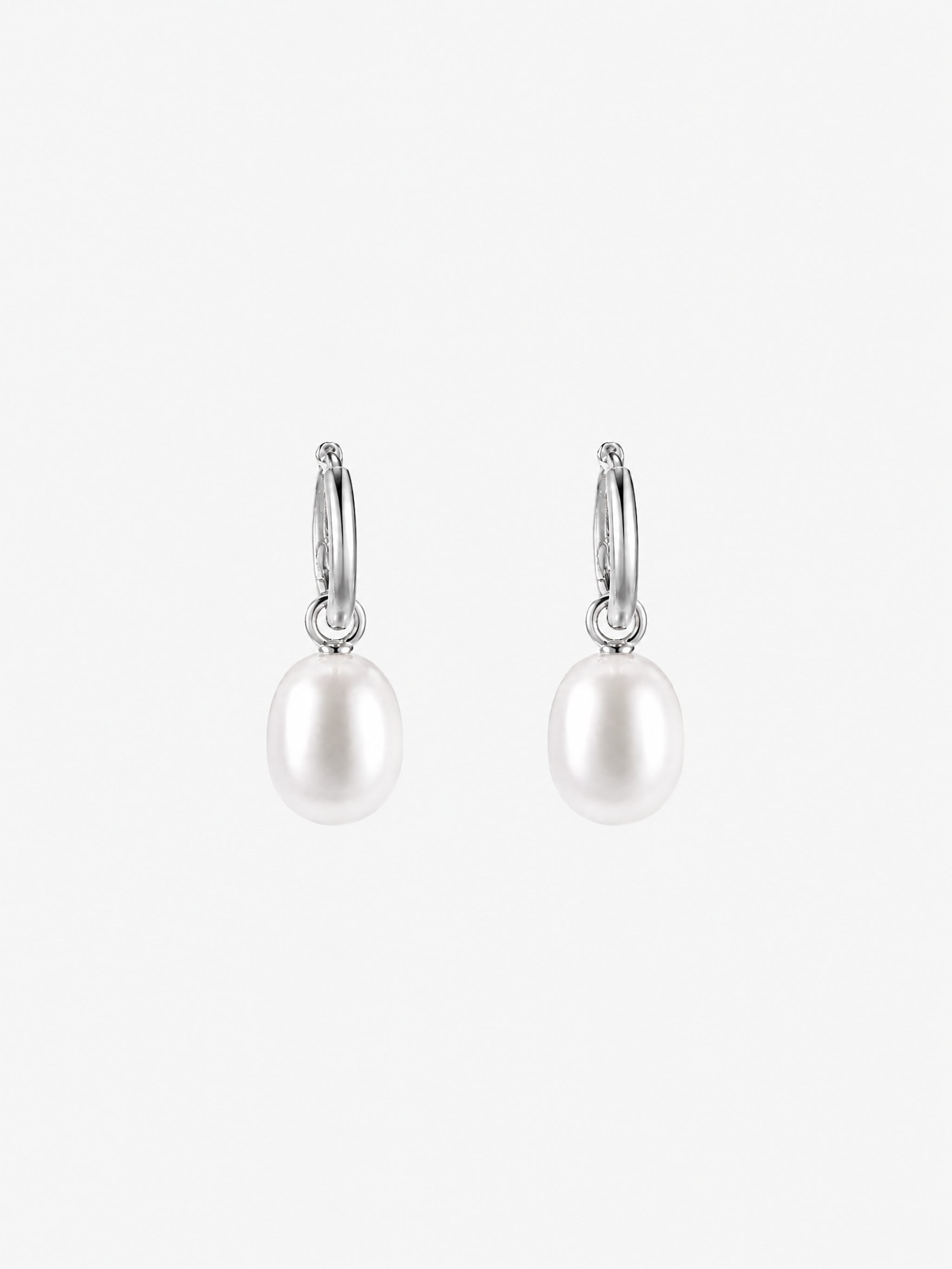 Marea Removable Pearl Hoop Earrings