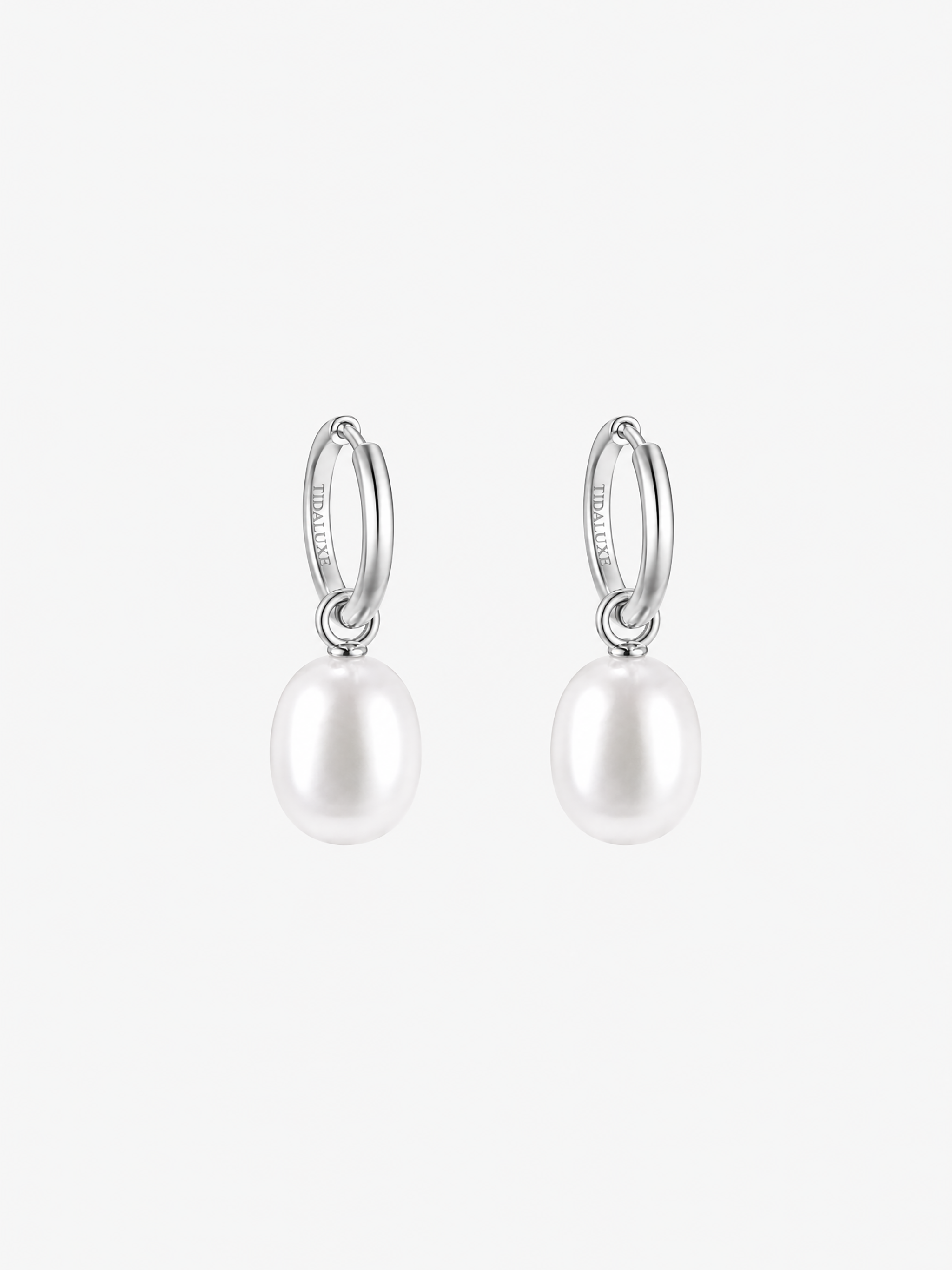 Marea Removable Pearl Hoop Earrings