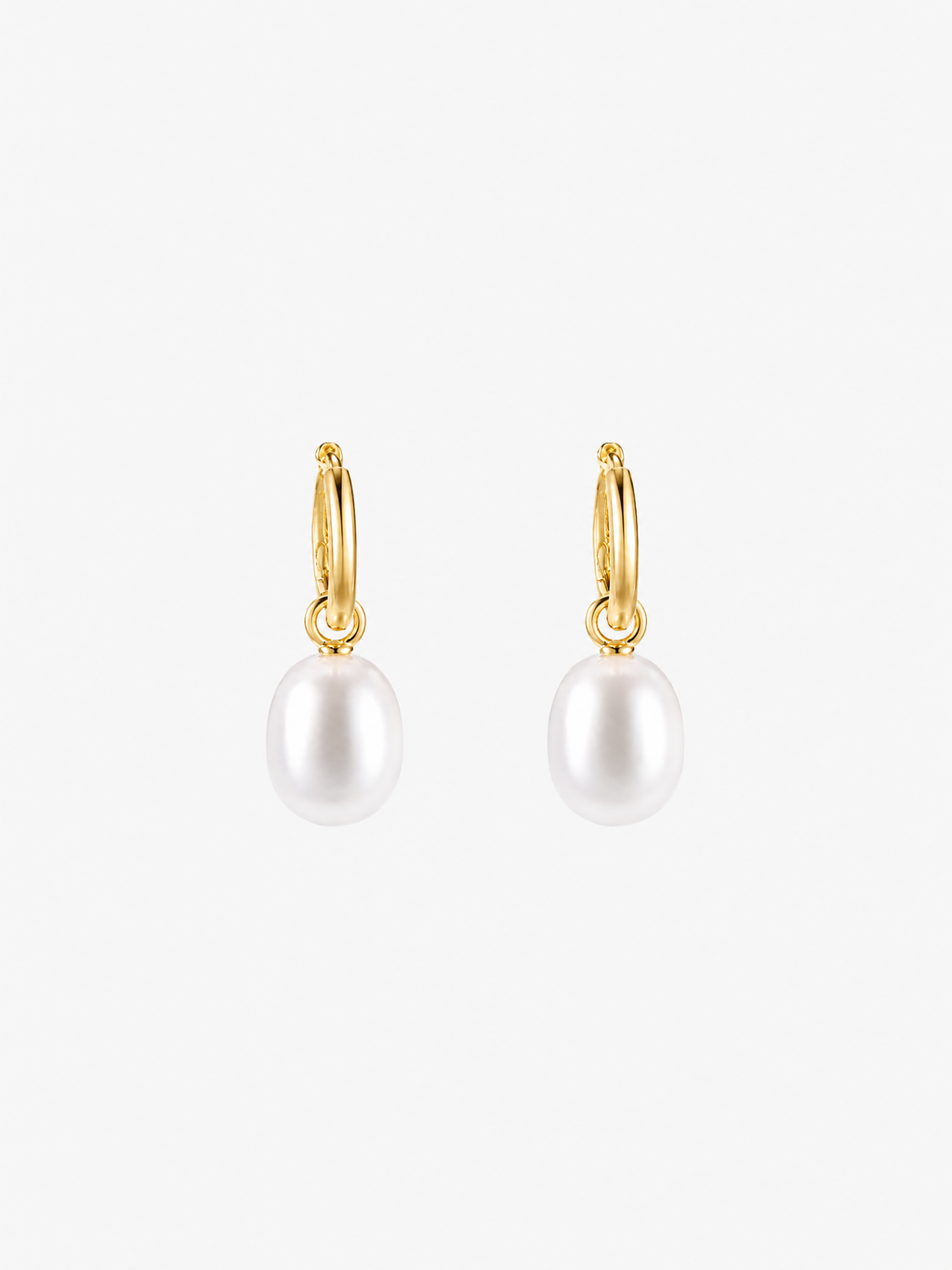 Marea Removable Pearl Hoop Earrings