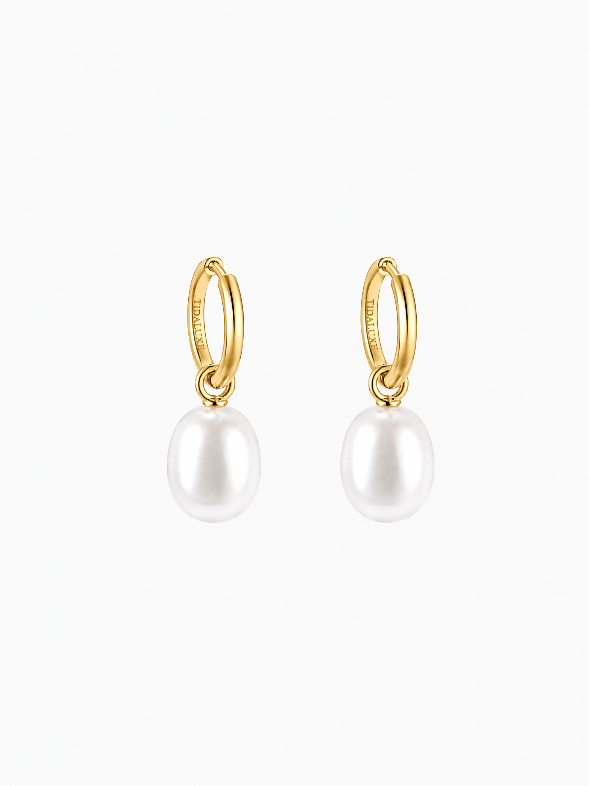 Marea Removable Pearl Hoop Earrings