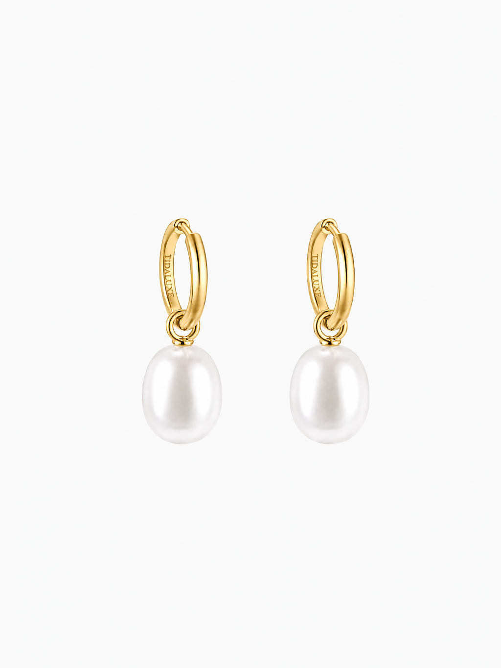 Marea Removable Pearl Hoop Earrings