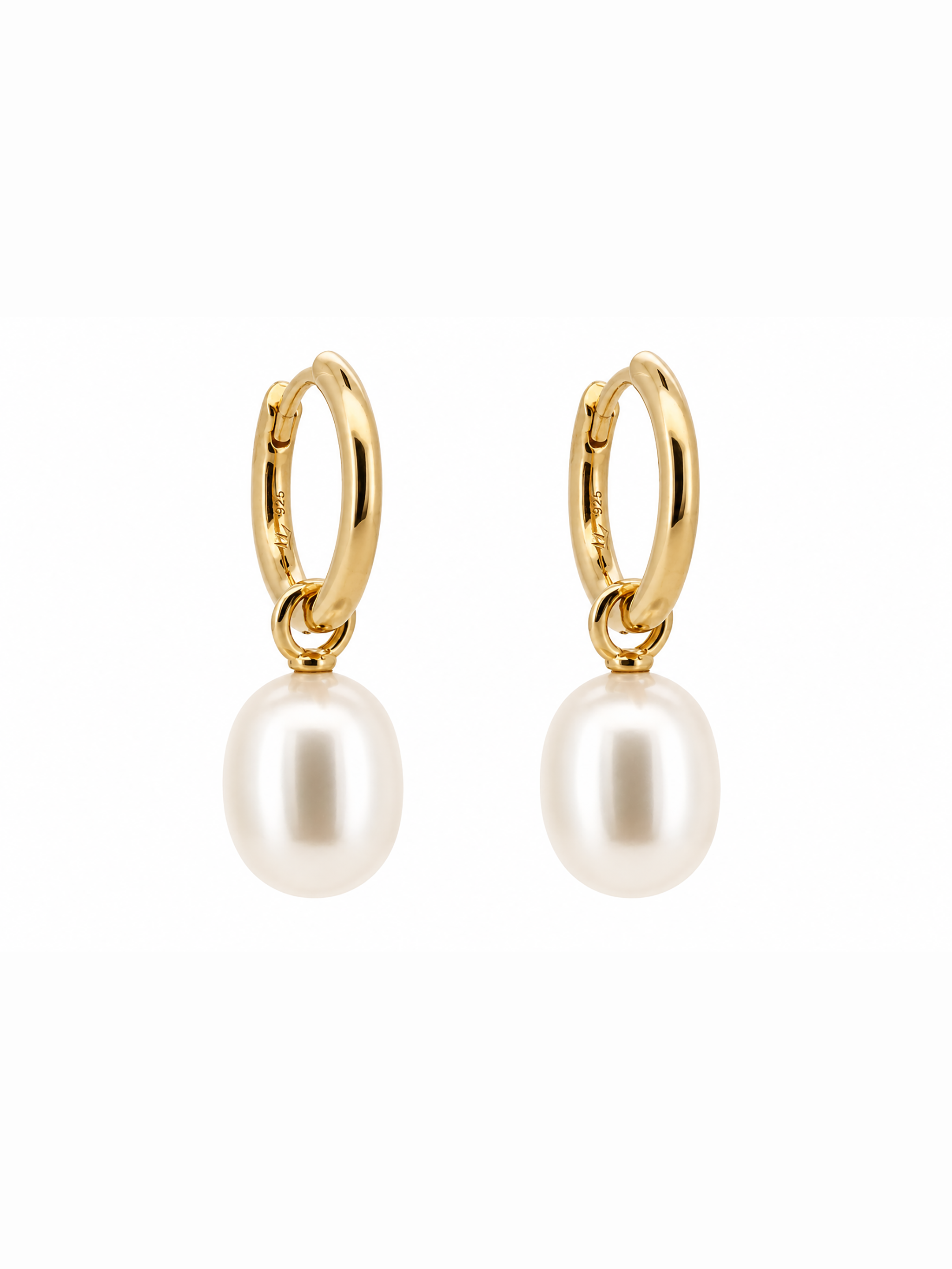 Marea Removable Pearl Hoop Earrings
