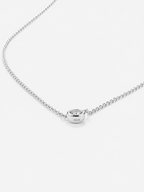 Éclat Solitaire Pendant Necklace