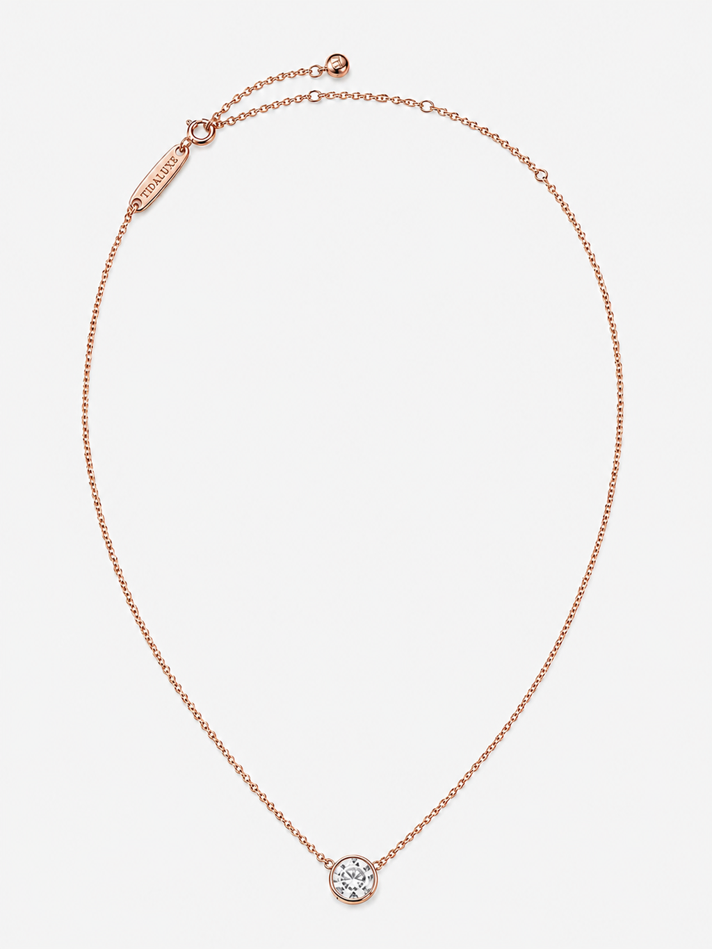 Éclat Solitaire Pendant Necklace (65)