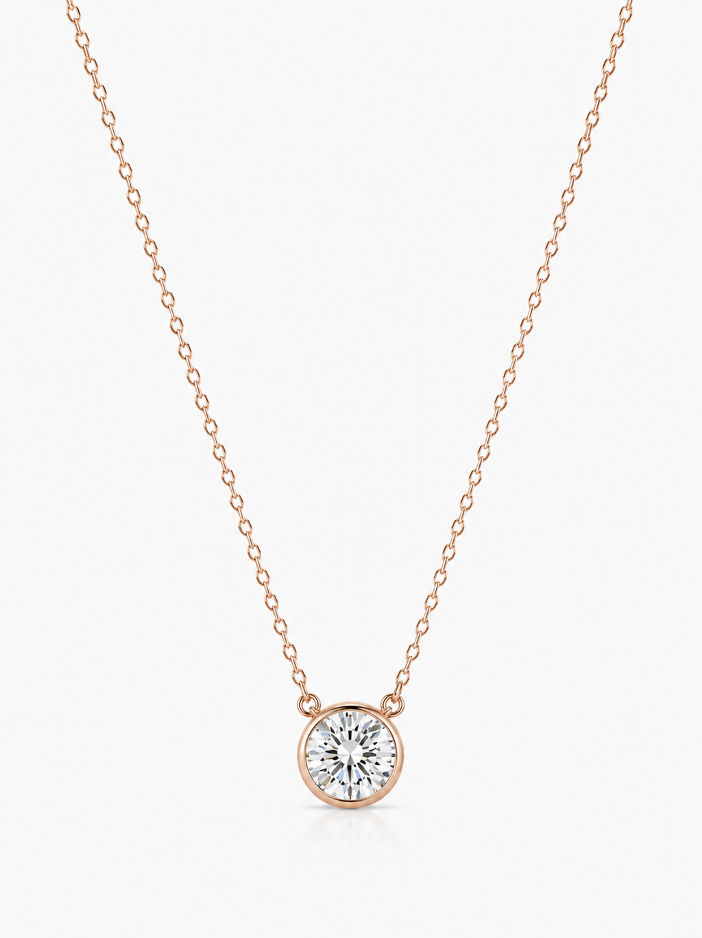 Éclat Solitaire Pendant Necklace (65)