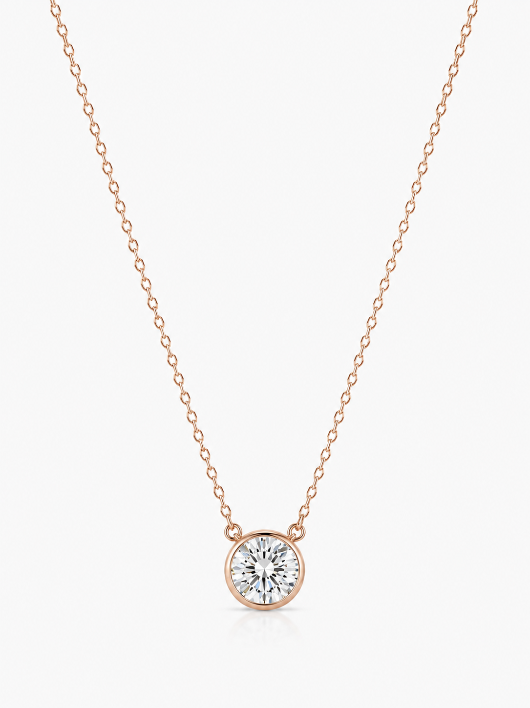Éclat Solitaire Pendant Necklace (65)