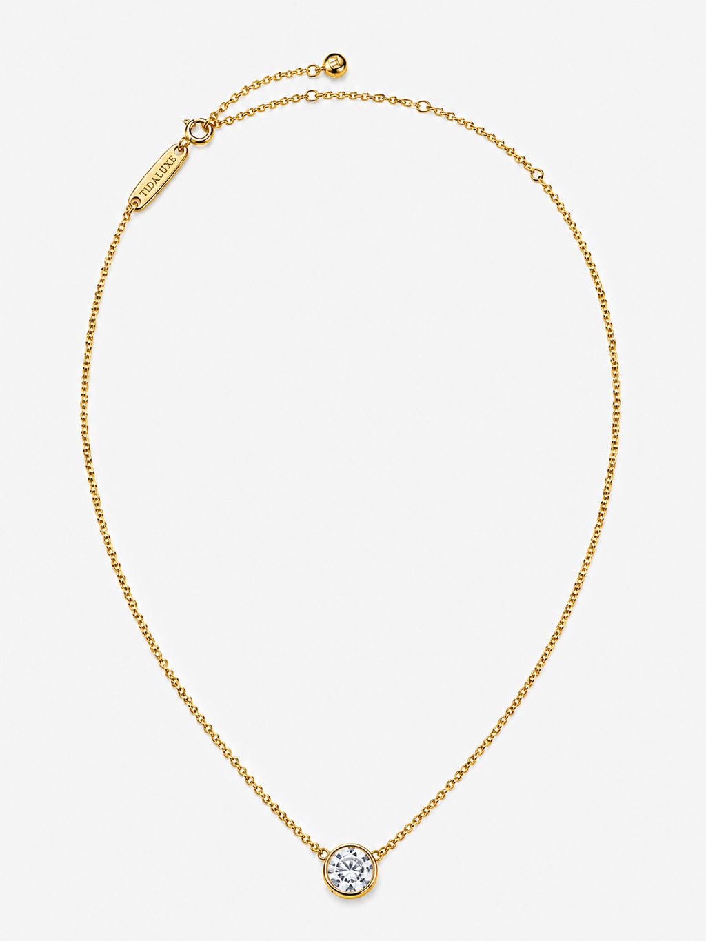 Éclat Solitaire Pendant Necklace（65）
