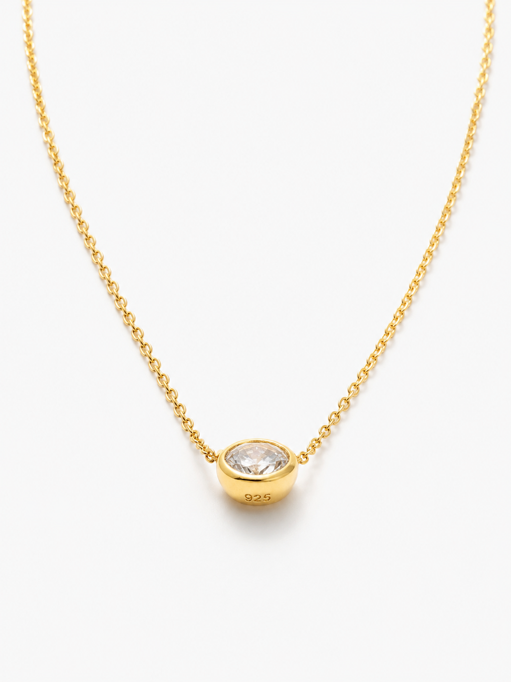 Éclat Solitaire Pendant Necklace（65）