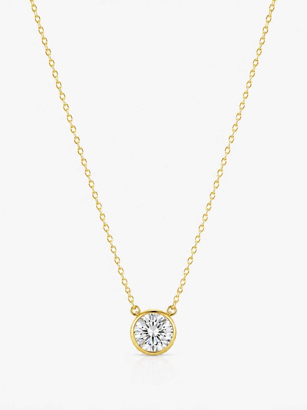 Éclat Solitaire Pendant Necklace (65)