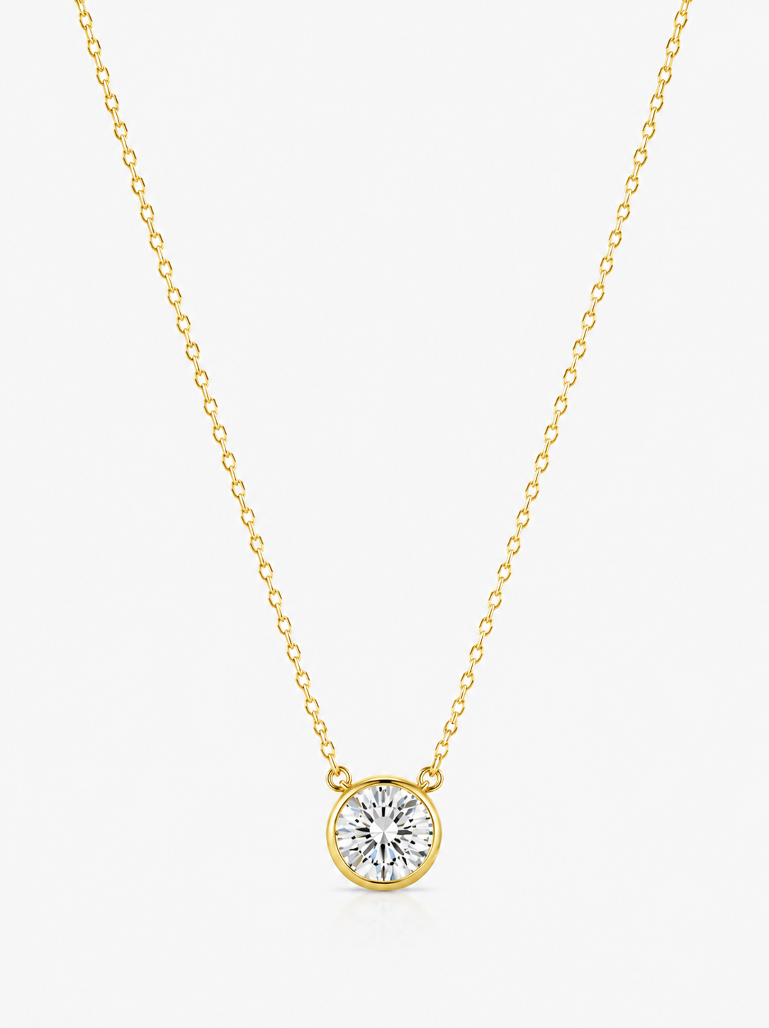 Éclat Solitaire Pendant Necklace（65）