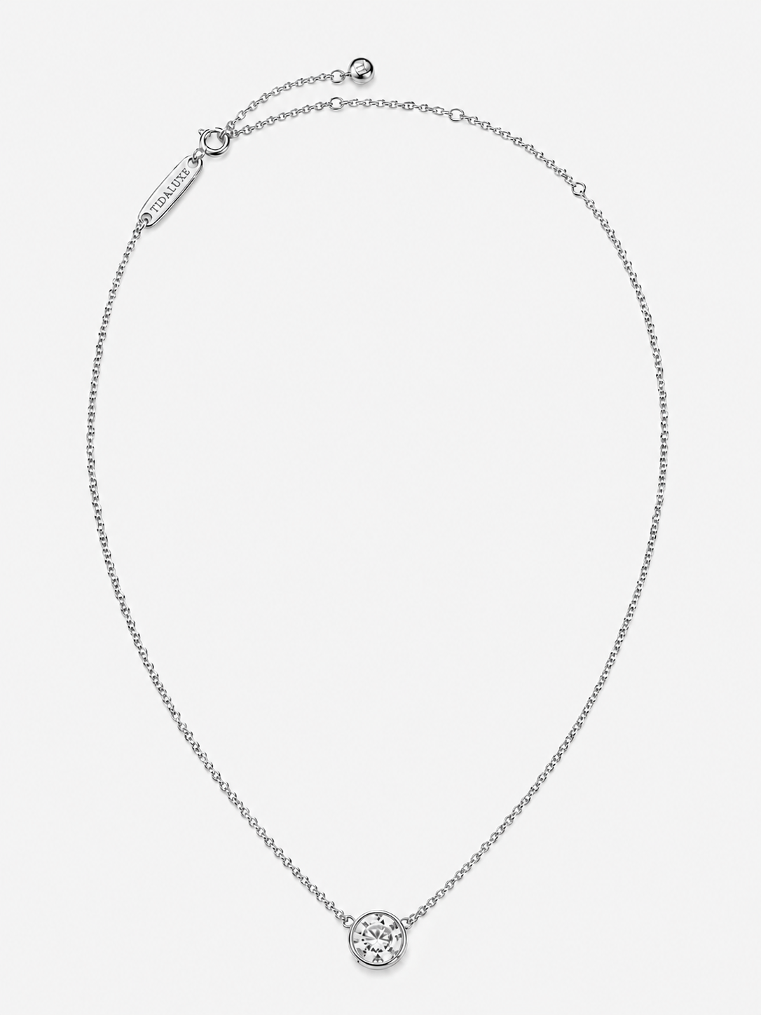 Éclat Solitaire Pendant Necklace (65)