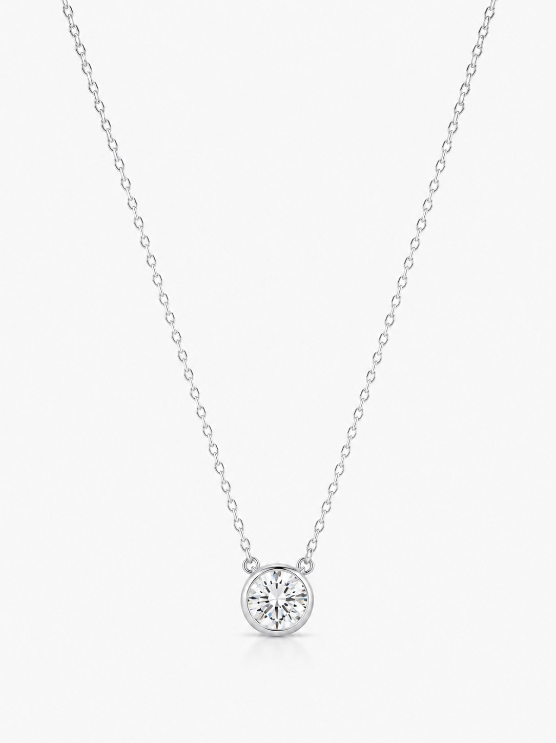 Éclat Solitaire Pendant Necklace (65)