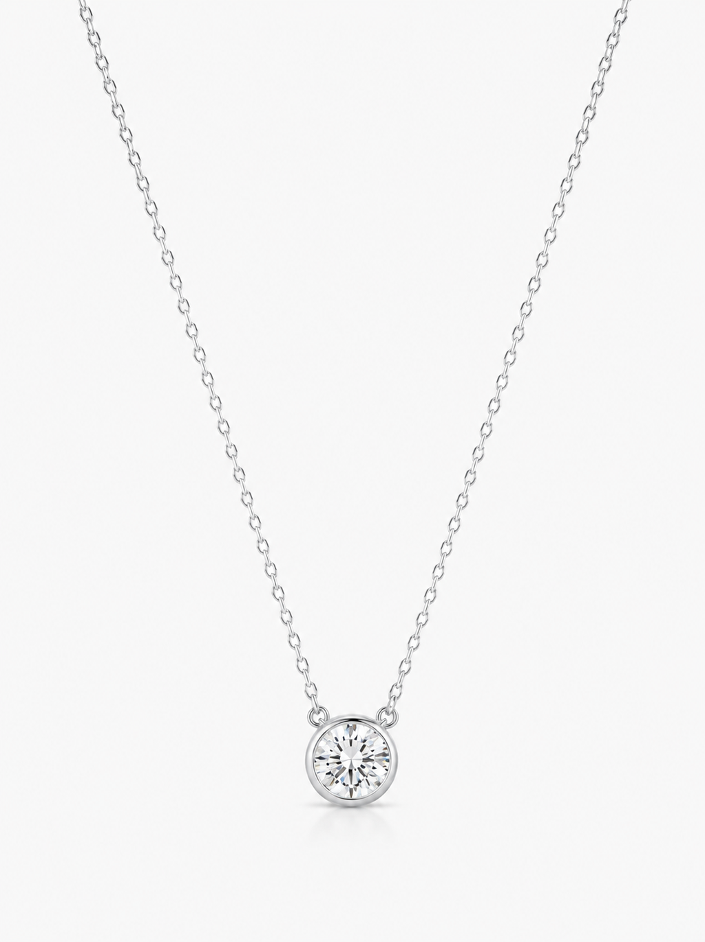 Éclat Solitaire Pendant Necklace（65）