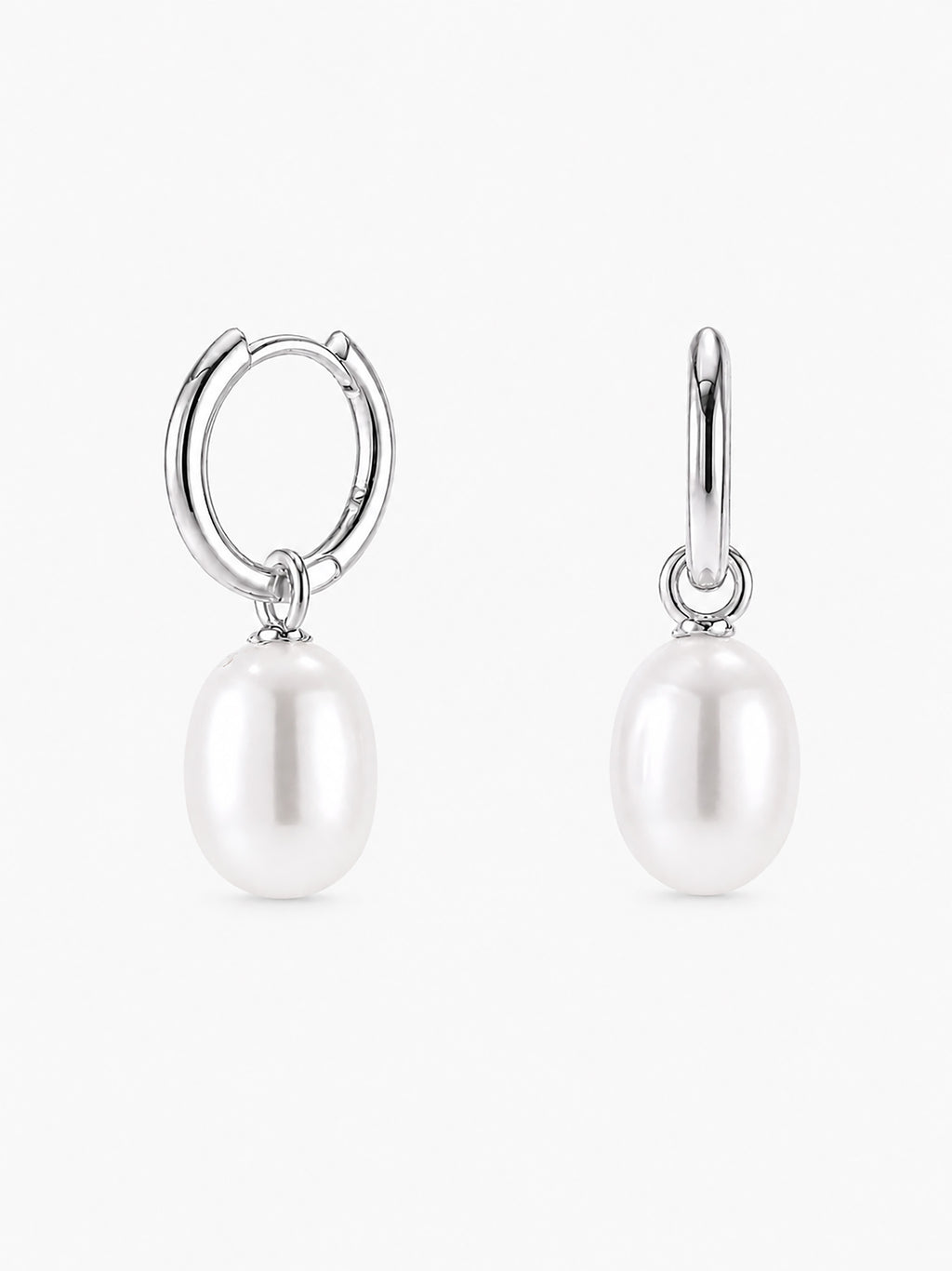 Marea Removable Pearl Hoop Earrings