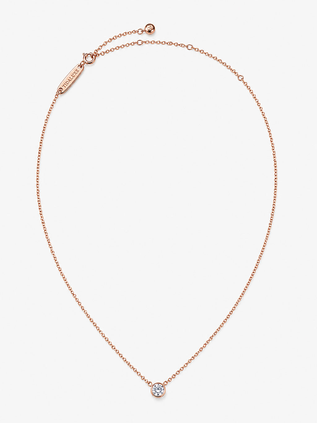 Éclat Solitaire Pendant Necklace