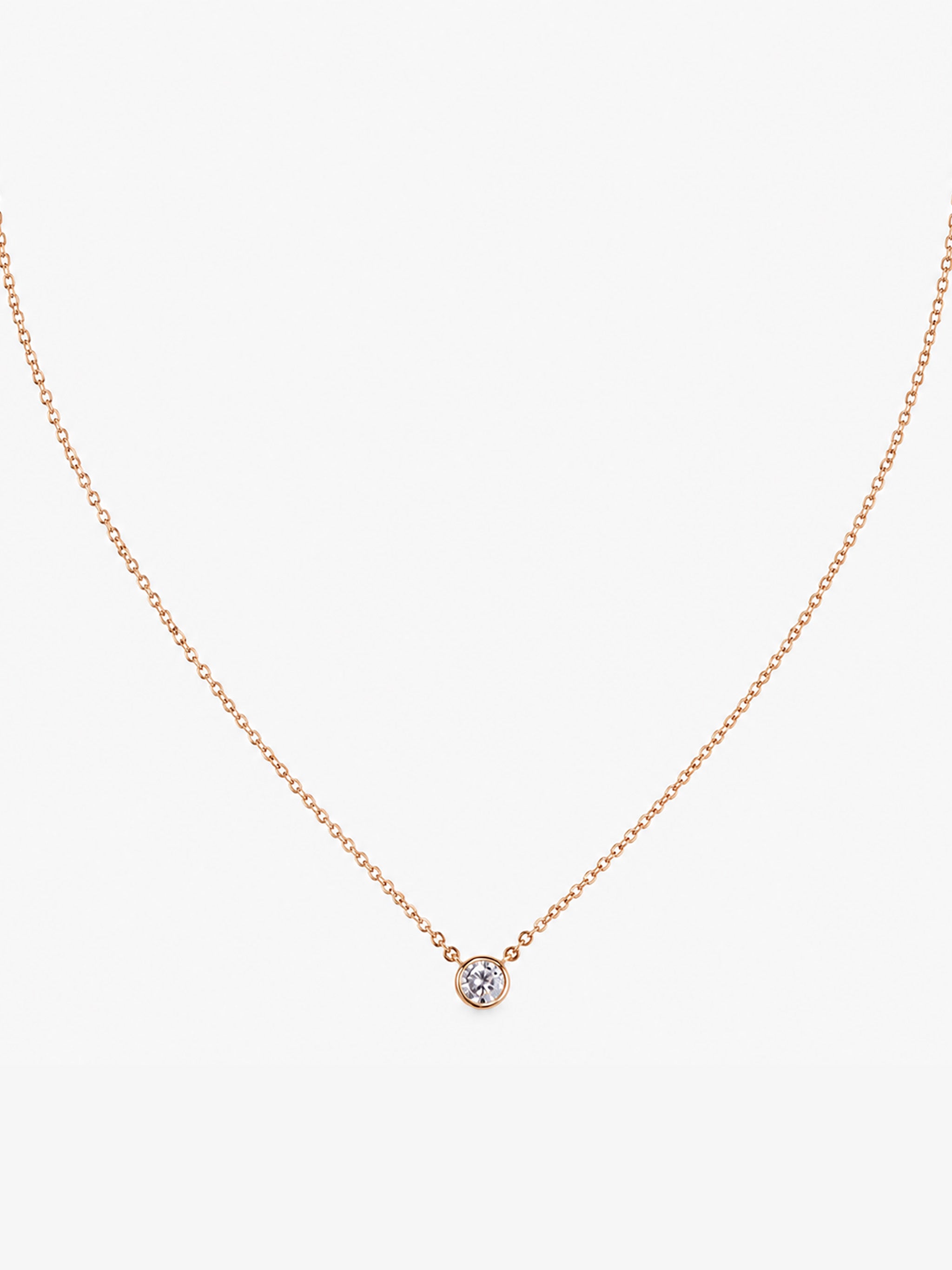 Éclat Solitaire Pendant Necklace (50)