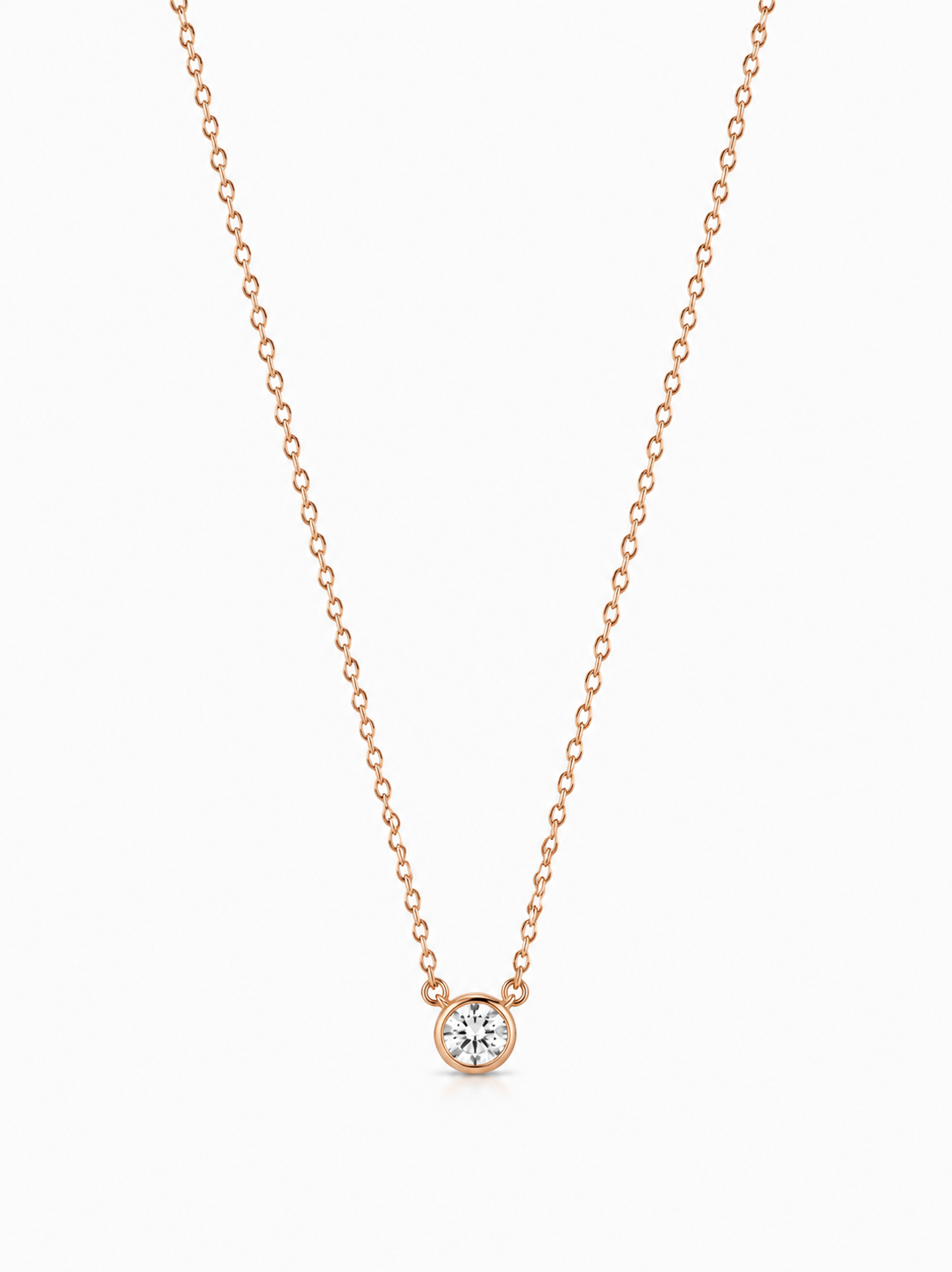 Éclat Solitaire Pendant Necklace