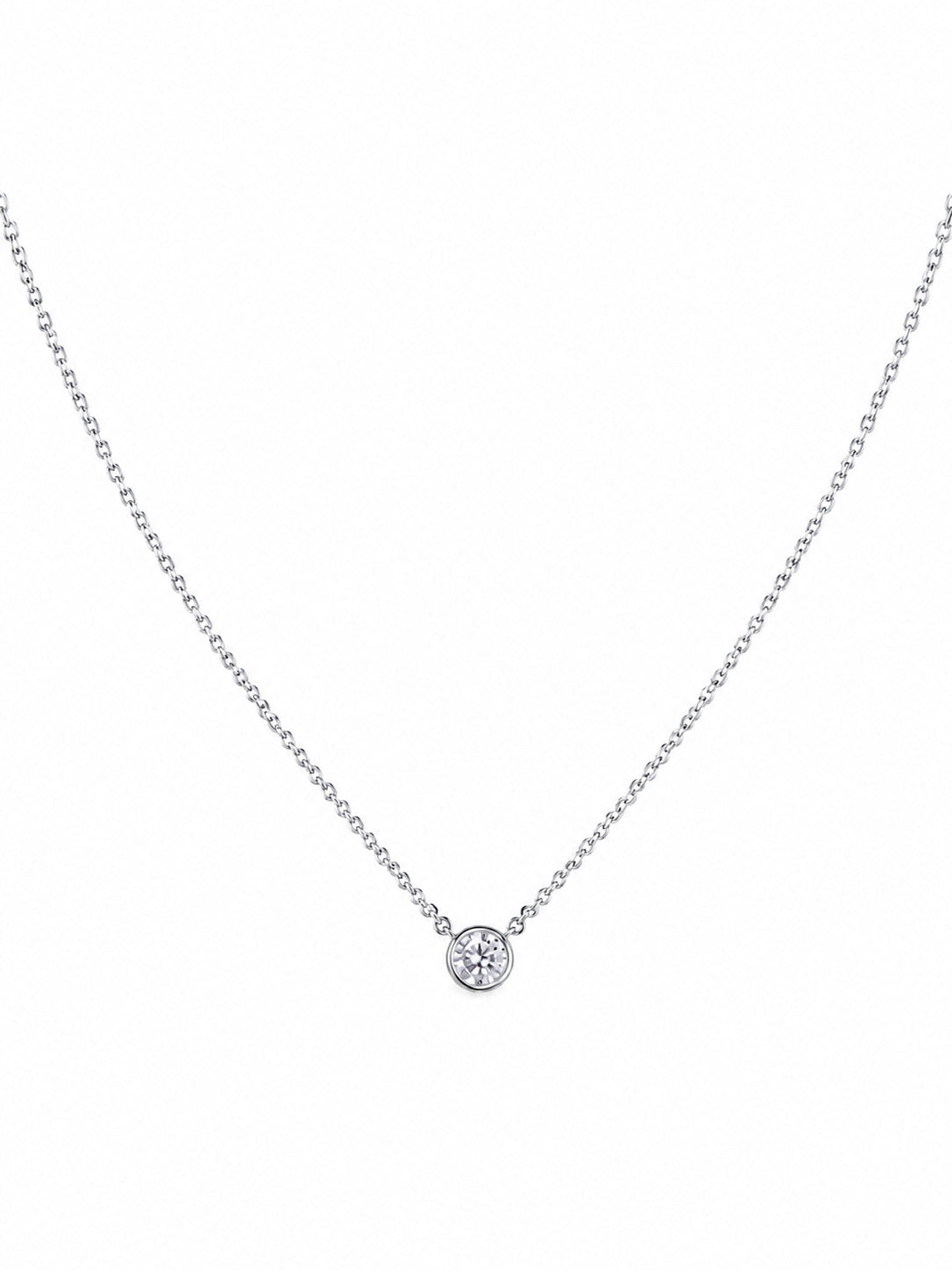 Éclat Solitaire Pendant Necklace (50)