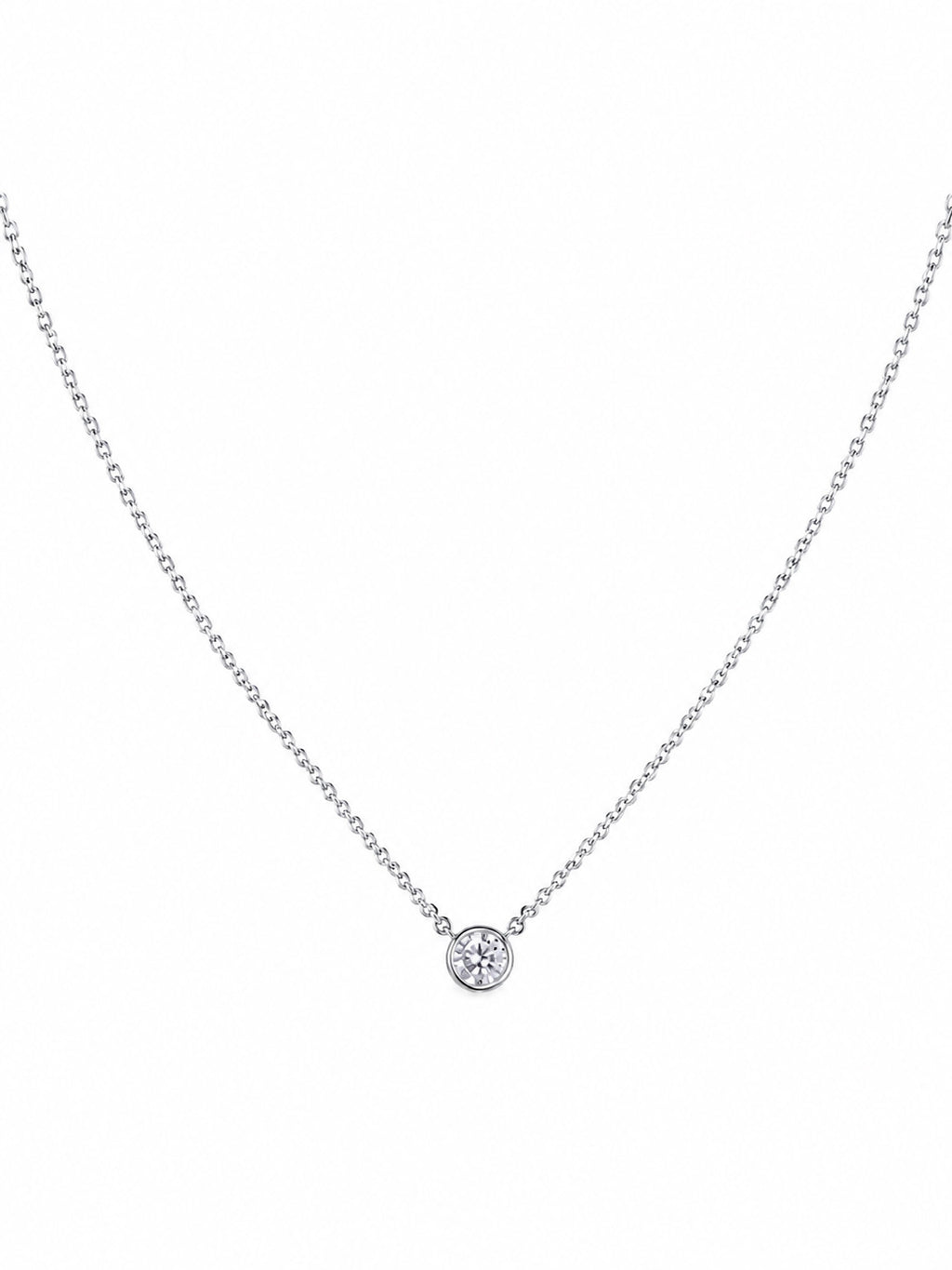 Éclat Solitaire Pendant Necklace