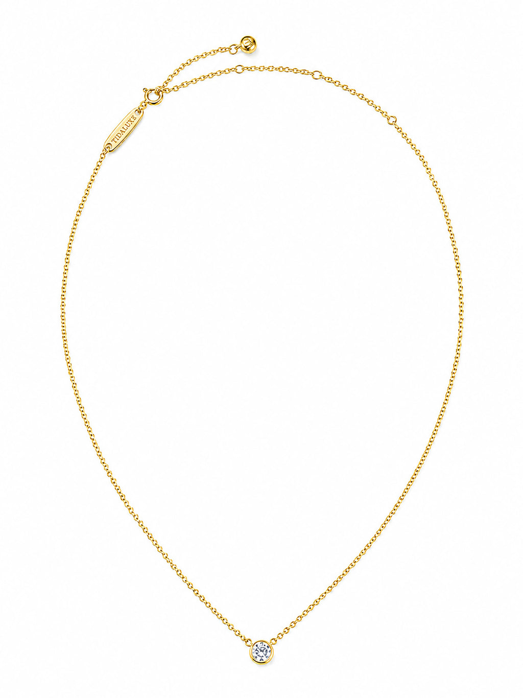 Éclat Solitaire Pendant Necklace