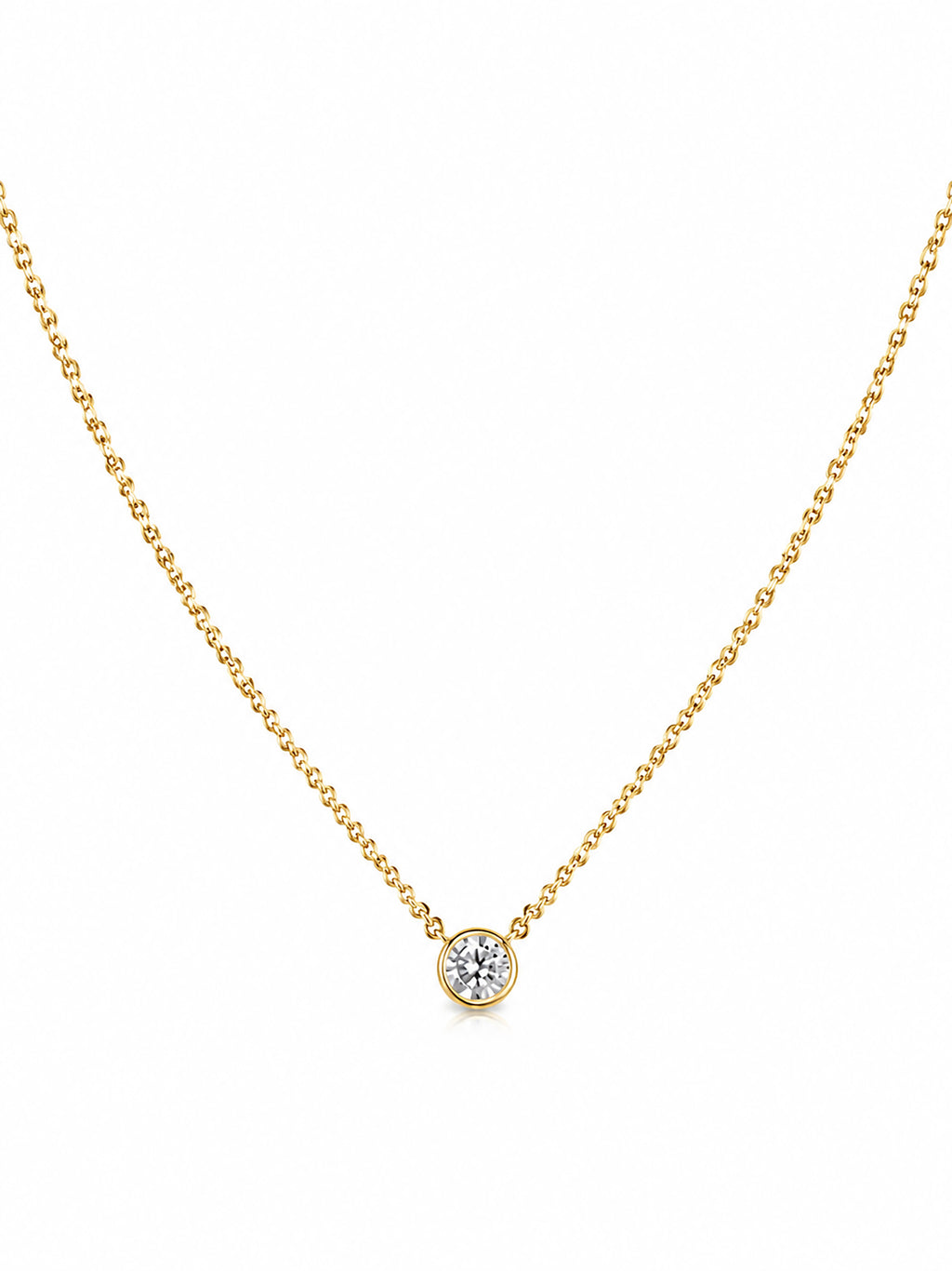 Éclat Solitaire Pendant Necklace (50)