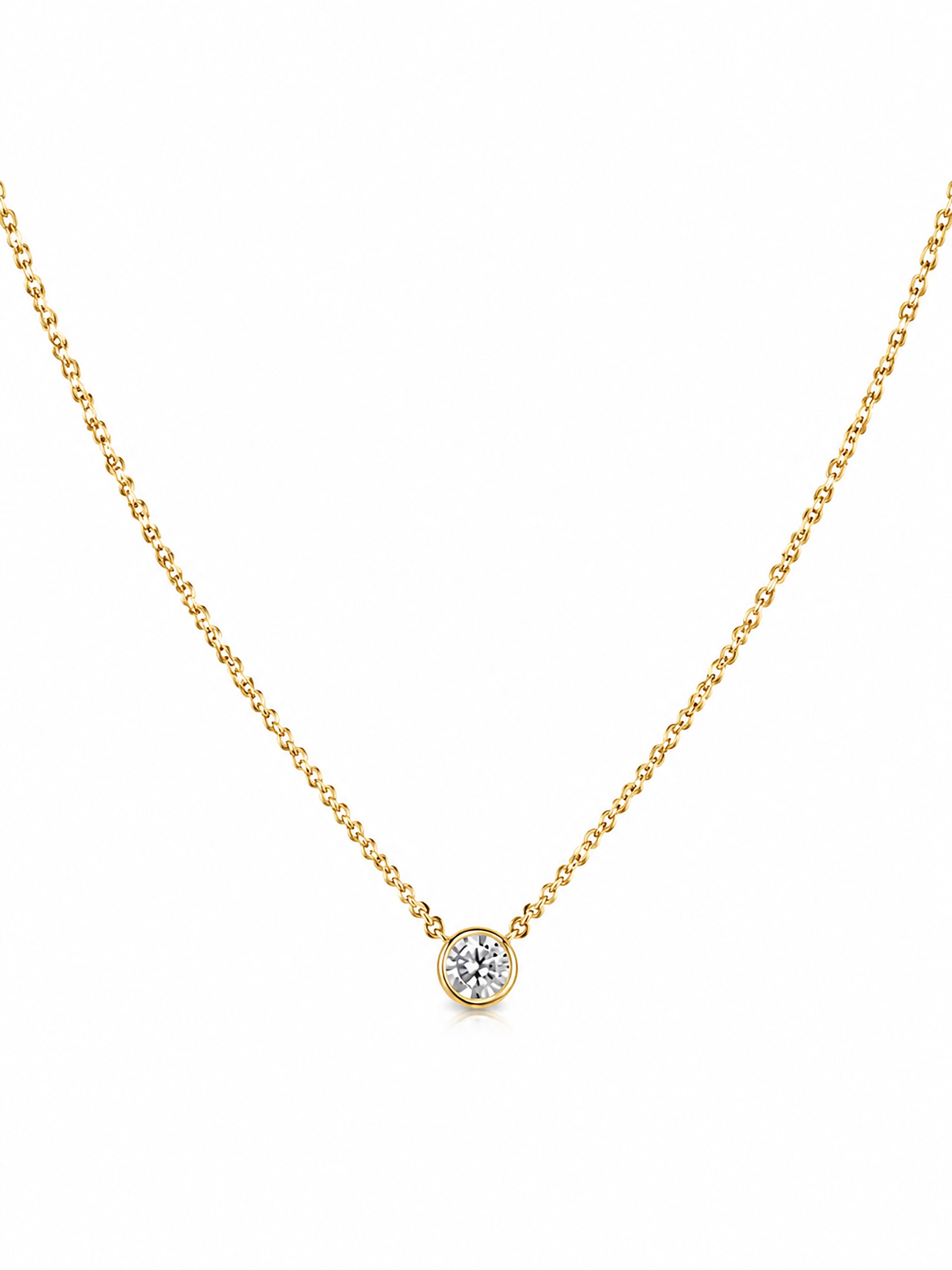 Éclat Solitaire Pendant Necklace (50)