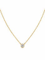 Éclat Solitaire Pendant Necklace