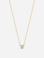 Éclat Solitaire Pendant Necklace (50)