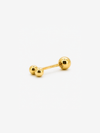 Nova Duo Stud - 14k Yellow Gold