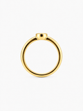 L'Aura Bezel Ring（14k Gold Vermeil）