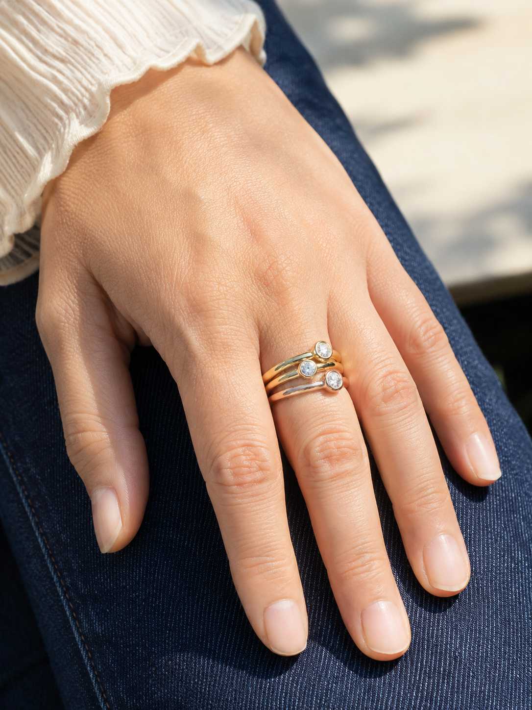 L'Aura Bezel Ring