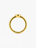 L'Aura Bezel Ring（18k Gold Verme）