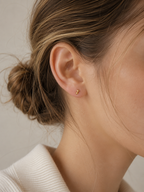 Nova Duo Stud - 14k Yellow Gold
