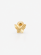The Chiffon-Wing Butterfly Stud- 14k Yellow Gold